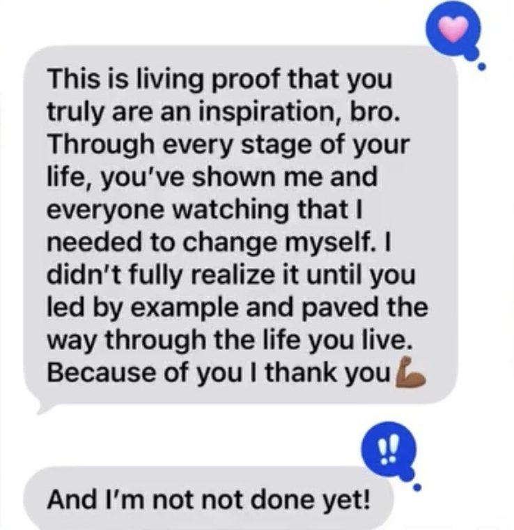 Client check-in message